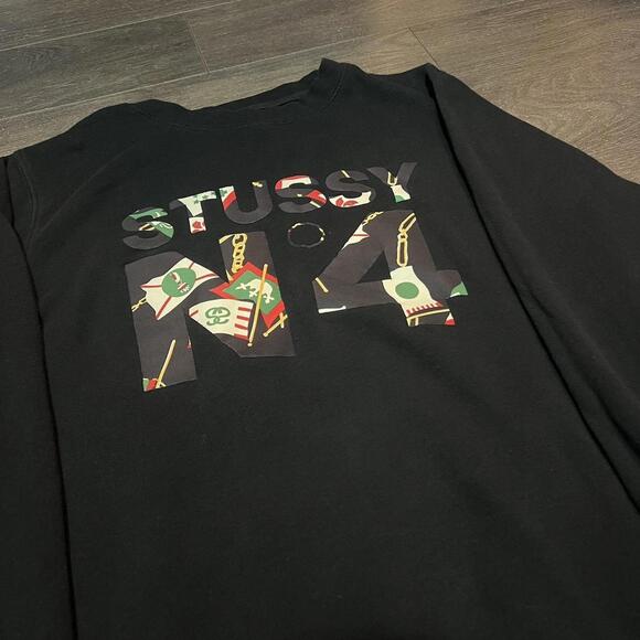 Classic Stussy No4 Crewneck Sweatshirt - Picture 3 of 4